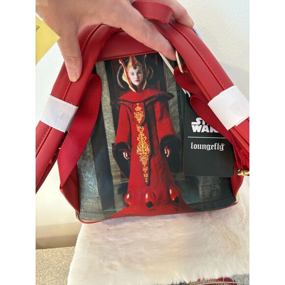 Loungefly Star Wars Phantom Menace Mini Backpack + Zip Around Wallet Bundle NEW - Picture 6 of 15